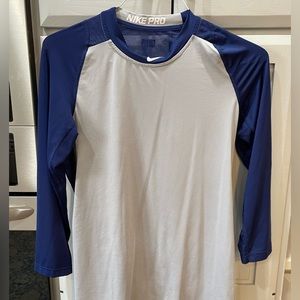 Nike MLB dri fit shirt 3/4 sleeves